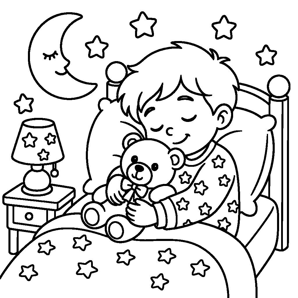 Günlük Yaşam ve Duygular boyama sayfası